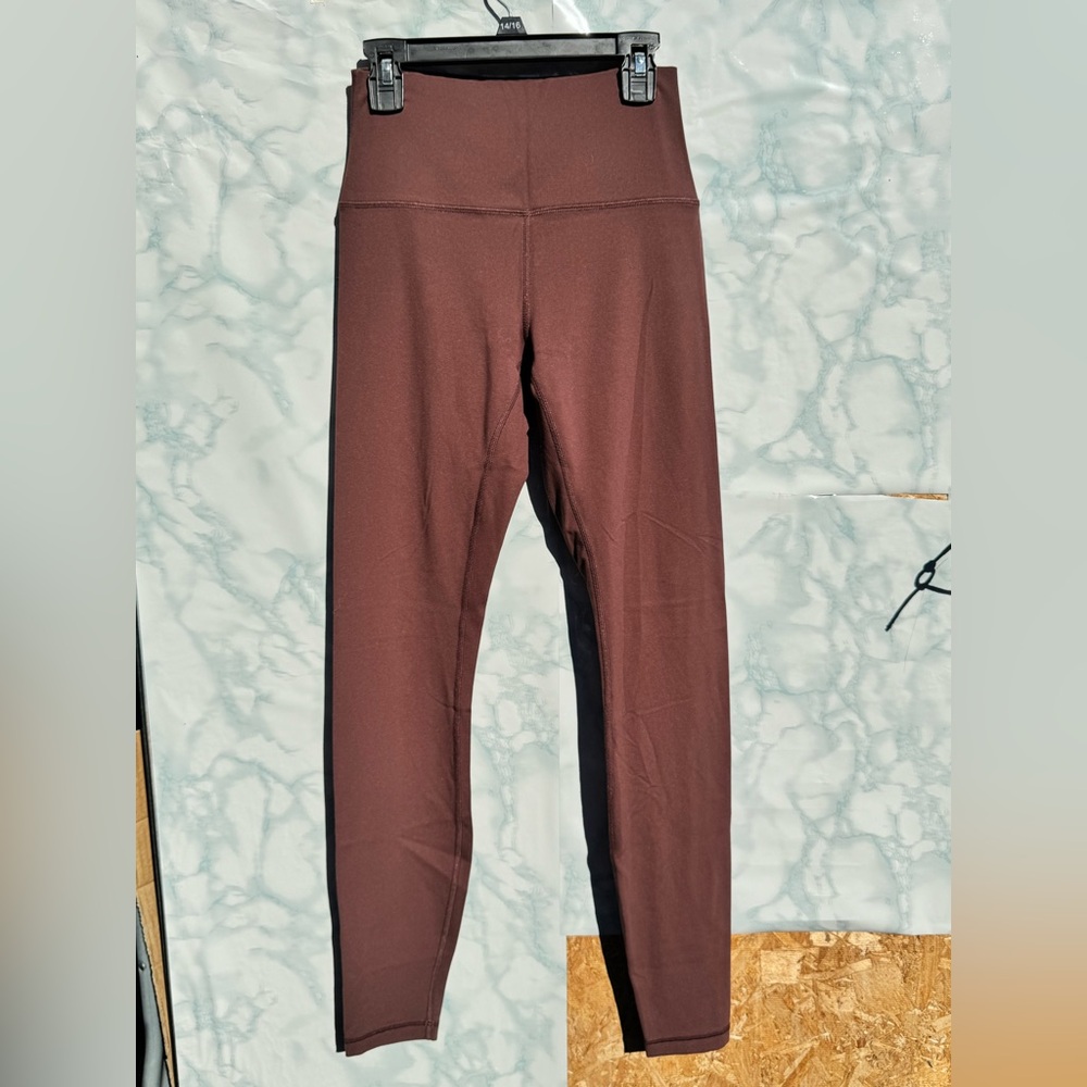 Brown High-Waisted Leggings